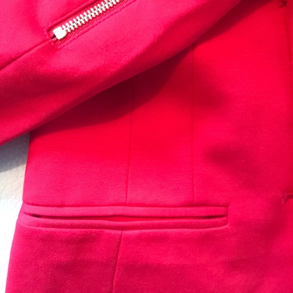 Theory size 4 fitted blazer. Gold zipper/button - Picture 6 of 8